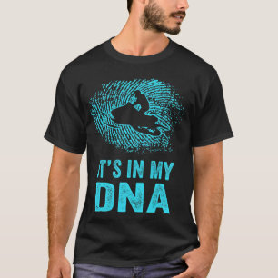 Funny Snowmobile It_s in My DNA Fingerprint T-Shir T-Shirt
