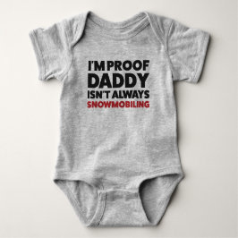 Funny Snowmobile Jersey Bodysuit für Baby Baby Strampler