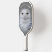 Funny Snowy Owl Alles was ich will ist Pickleball Schläger (Links)
