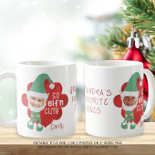 Funny SO ELF'n NIEDLICH Elf Foto Masken Personalis Kaffeetasse