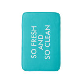 Funny So Fresh und so Clean Hipster Spaß Zitat Badematte (Vorderseite Vertikal)