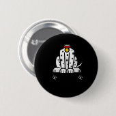 Funny, so zu tun, als wäre ich ein Dalmatiner Hund Button (Vorne & Hinten)