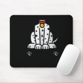 Funny, so zu tun, als wäre ich ein Dalmatiner Hund Mousepad (Mit Mouse)