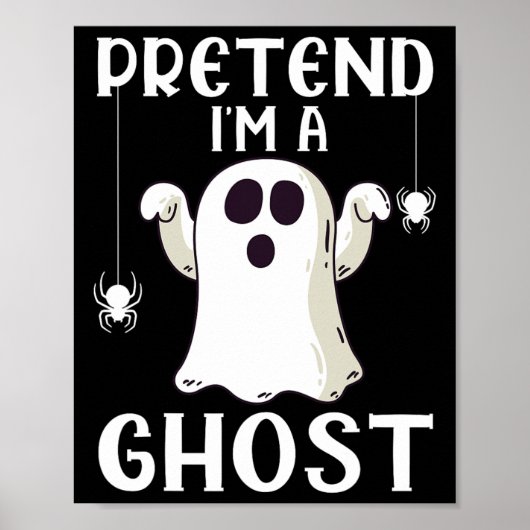Funny, so zu tun, als wäre ich ein Ghost-Lazy Hall Poster (Vorne)