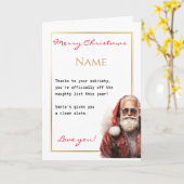 Funny Sobriety ist das beste Geschenk für Weihnach Karte (Gelbe Blume)