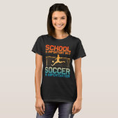 Funny Soccer Art For Boys Girls Men Women Gag Socc T-Shirt (Vorne ganz)