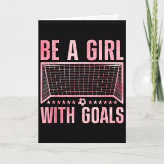 Funny Soccer Art For Women Girls Soccer Player Soc Karte