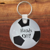 Funny Soccer Ball Foto Schlüsselanhänger (Vorderseite)