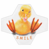 Funny Soccer Ball mit Happy Duck - Benutzerdefinie (Flach)