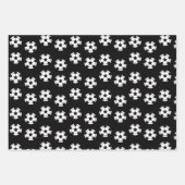 Funny Soccer Ball Pattern Geschenkpapier Set (Vorderseite 2)