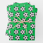 Funny Soccer Ball Pattern Geschenkpapier Set (Beispiel)