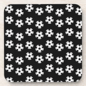 Funny Soccer Ball Pattern Getränkeuntersetzer (Vorderseite)