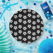 Funny Soccer Ball Pattern Pappteller (Party)