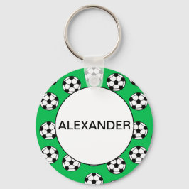 Funny Soccer Ball Pattern Schlüsselanhänger