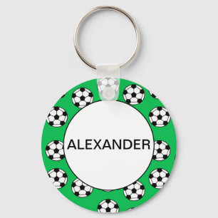 Funny Soccer Ball Pattern Schlüsselanhänger