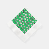 Funny Soccer Ball Pattern Serviette (Ecke)