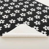 Funny Soccer Ball Pattern Sherpadecke (3/4)
