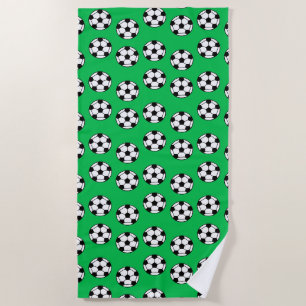 Funny Soccer Ball Pattern Strandtuch