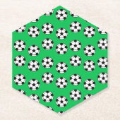 Funny Soccer Ball Pattern Untersetzer (Vorderseite)