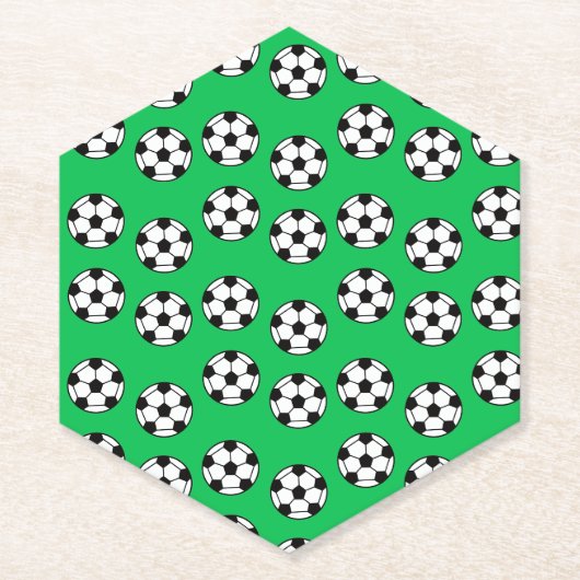 Funny Soccer Ball Pattern Untersetzer (Vorderseite)