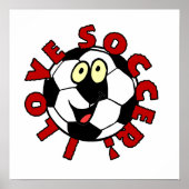 Funny Soccer Ball T Shirts und Geschenke Poster (Vorne)