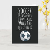 Funny Soccer Cards Kindersportteam Niedlich Karte (Gelbe Blume)