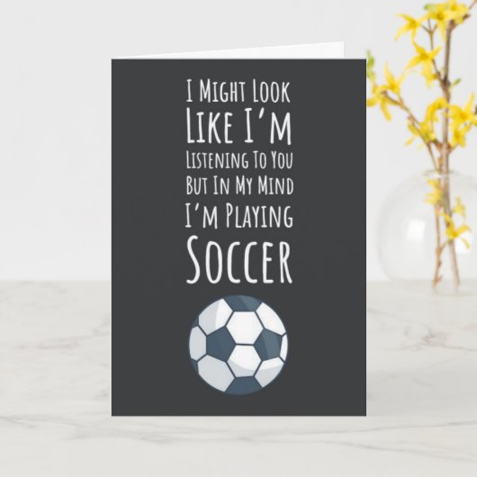 Funny Soccer Cards Spaß Player Sportteam Cool Karte (Gelbe Blume)