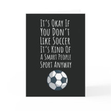 Funny Soccer Cards Sportteam Kinder Niedlich moder