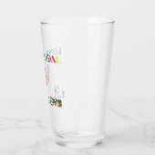 Funny Soccer Cup Aufkleber Glas (Links)