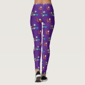 Funny Soccer Cup Aufkleber Leggings (Rückseite)