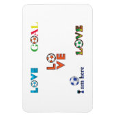 Funny Soccer Cup Aufkleber Magnet (Vertikal)