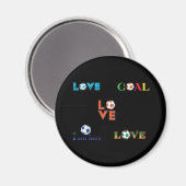 Funny Soccer Cup Aufkleber Magnet (Vorderseite/Rückseite)