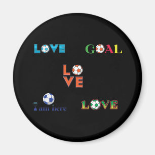 Funny Soccer Cup Aufkleber Magnet