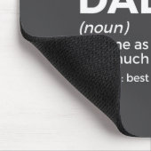 Funny Soccer Dad Definition For Mens Soccer Playe Mousepad (Ecke)