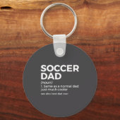 Funny Soccer Dad Definition For Mens Soccer Playe Schlüsselanhänger (Vorderseite)