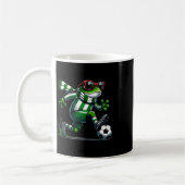 Funny Soccer Frog Animal Graphic Frog Playing Socc Kaffeetasse (Links)