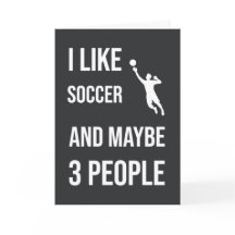 Funny Soccer Goalie Cards Spaß Sportfan