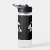 Funny Soccer Heartbeat Soccer Player Trinkflasche (Rechts)