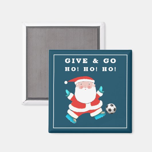 Funny Soccer Kleine Geschenk Magnet (Vorderseite/Rückseite)