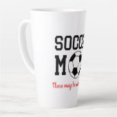 Funny Soccer Mama Milchtasse (Linke Ecke)