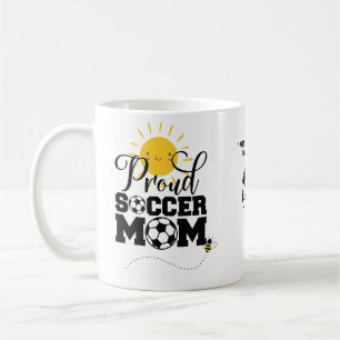Funny SOCCER MAMA Mütter Tag Geburtstag Personalis Kaffeetasse