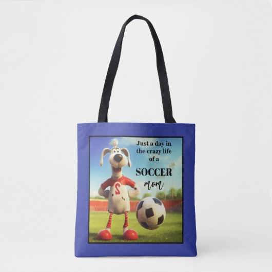 Funny Soccer Mama Tasche (Vorderseite)