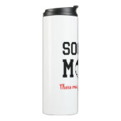 Funny Soccer Mama Thermosbecher (Nach links gedreht)