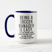 Funny Soccer Manager Tasse (Links)