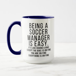 Funny Soccer Manager Tasse