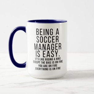 Funny Soccer Manager Tasse
