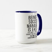 Funny Soccer Manager Tasse (VorderseiteRechts)