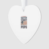 Funny Soccer Pops Vintage Engraving Shirt Design_1 Ornament (Vorderseite)