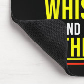Funny Soccer Referee Design, Gift For Ref  Mousepad (Ecke)