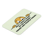 Funny Social Angststörung Coronavirus Magnet (Linke Seite)